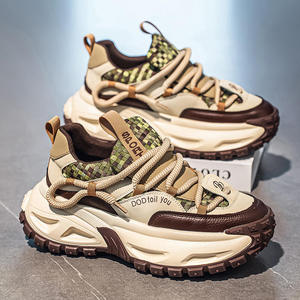 Nouvelles chaussures pour hommes 2025, tendance, légères, à semelle épaisse, baskets décontractées, mode polyvalente, rétro, chaussures pour hommes augmentant la taille, chaussures de papa - Product Image 5