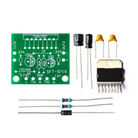Carte amplificateur TDA7297, pièces détachées, DC 12V, qualité 2.0, double encodage audio, 15W, kit électronique DIY