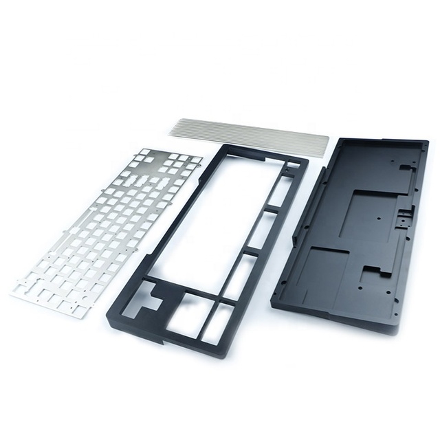 Customized Multicolor Anodized CNC Mechanical Keyboard Case Aluminum Parts