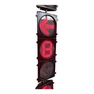 Ventes directes d'usine 200mm 300mm 12V en aluminium solaire et alimenté par le secteur LED feux de signalisation intelligents bâton - Product Image 3