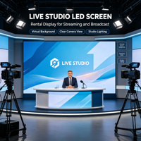 Écran LED d'intérieur à montage rapide, empilable et suspendu, avec luminosité de 500 cd, garantie de 2 ans, idéal pour les stands de salons professionnels