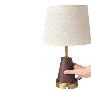 Nouvelle lampe de table créative à fibre optique LED, gradation tactile, lampe de chevet en tissu pour chambres à coucher et chambres d'hôtel - Product Image 4