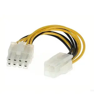 4 Pins Mannelijk Naar 8 Pin Vrouwelijk 4pin Naar 8pin Lead Extensie Naar Cpu Power Converter Kabel Levert Atx Computer Moederbord Adapter