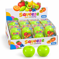 Fruit Stress Relief Knijpspeeltje Gesimuleerd appelspeeltje Stress Vent Knijpspeeltje Fruit bouwsteen