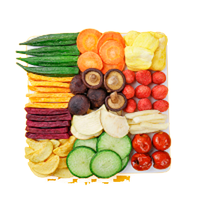 150 Gram Premium Kwaliteit Gemengde Gedroogde Fruit- & Groentechips, Vriesgedroogd & Gebakken Snack, Groothandel