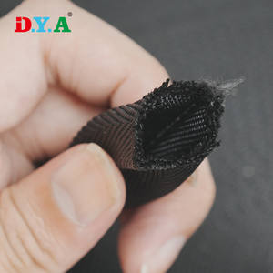 光滑黑色尼龙聚酯管状织带18毫米20毫米1 "2" 管状攀岩织带 - Product Image 5