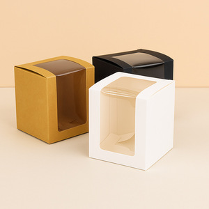 Bán buôn Kraft hộp giấy trong suốt cửa sổ mở bao bì và Hộp quà tặng - Product Image 3