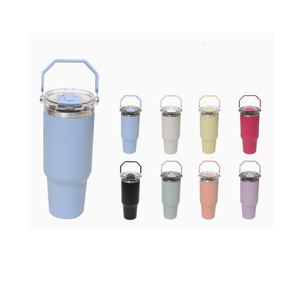 Đôi Nắp thể thao ngoài trời cup 40oz xách tay cầm tay xe cup cách nhiệt và lạnh cốc nước đá - Product Image 1