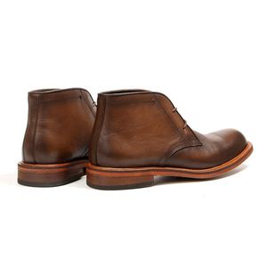 Botas de Desierto Retro de Caña Alta para Hombre, Zapatos de Piel de Vacuno de Primera Capa, Estilo Británico, Hechas a Mano, con Acabado de Color Frotado, Tallas 37-46 - Product Image 4