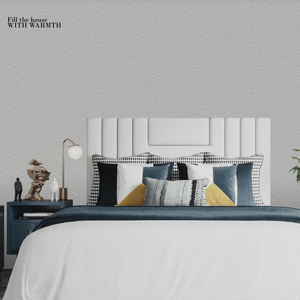 Koyu gri yatay şerit 320g kalınlaşmış vinil duvar kağıdı 1.06m geniş Modern otel kullanımı su geçirmez kalıp geçirmez - Product Image 4