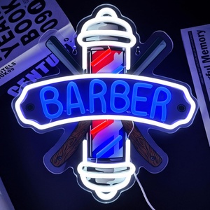 ป้ายไฟนีออนร้านตัดผม ขายส่งราคาถูก คุณภาพสูง ทนทาน ไฟ LED สำหรับตกแต่งร้านตัดผม - Product Image 2