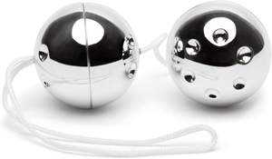 Vrouwen Seksspeeltjes Voor Paar Lesbische Dildo 'S Zilver Jiggle Ballen 56 G Plastic <span class=keywords><strong>Latex</strong></span> & Ftalaat Vrij-Beginners Vriendelijk - Product Image 2