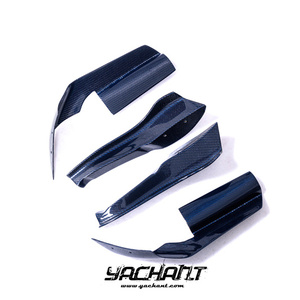 Canards de pare-chocs avant en fibre de carbone bleue 1999-2002 <span class=keywords><strong>R34</strong></span> <span class=keywords><strong>GTR</strong></span> élégants comme pièces de carrosserie de protection de style pour <span class=keywords><strong>R34</strong></span> <span class=keywords><strong>GTR</strong></span> - Product Image 3