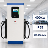 Station de recharge rapide DC 400 kW, alimentation directe usine, chargeur EV en gros, double connecteur, OCPP 1.6J, pour parking public, WrightCharge