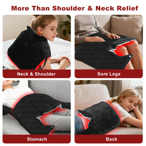 Aotai Christmas Gifts Weighted Neck And Shoulder <strong>Heating</strong> <strong>Pad</strong> With Carbon Fiber Tech Delivers Fast And Warmth For Relieve Pain - Product Image 4
