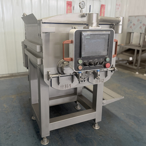 Mélangeur à viande sous vide automatique commercial Aimeida, en acier inoxydable SUS304, double arbre, contrôle PLC, qualité S-Level, 300L 500L, trois modèles - Product Image 2