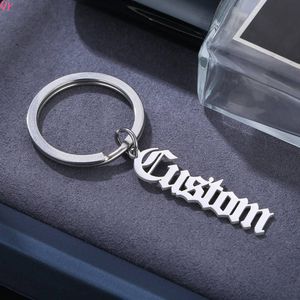 QQ fabricant conceptions personnalisées métal lettre Phrase nom porte-clés porte-clés porte-clés porte-nom personnalisé - Product Image 5