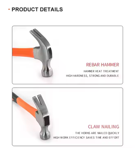 Martillo de Uñas con Mango Recubierto de Plástico, Forjado en Acero Puro, Personalizable con Soporte OEM - Product Image 6