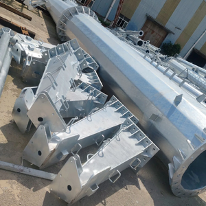 Tour de transmission électrique en acier pour réseau électrique haute tension avec protection anticorrosion galvanisée à chaud - Product Image 2