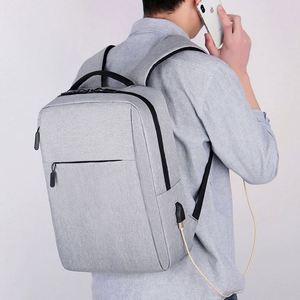 Ys58 Big Capacity Durable Polyester Business <b>Backpack</b> with USB Charging and Embossed Logo <b>Laptop</b> Bag for Daily Use - Product Image 5