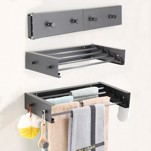 <span class=keywords><strong>2025</strong></span> hợp kim nhôm có thể thu vào gấp quần áo máy sấy Treo Tường Gắn ráp giặt khô giá có thể gập lại cho quần áo - Product Image 6