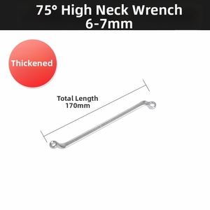 Multi Size Polishing <strong>Combination</strong> <strong>Wrench</strong> Titanium Non-magnetic Anti-corrosion Durable Double Ring Offset <strong>Wrench</strong> - Product Image 6