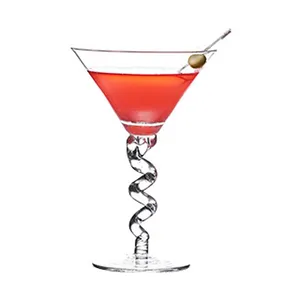 Toptan İçme mojito champagnes dalgalı bahar kök libbey z-stem martini gözlük ile martini şeffaf cam İçme
