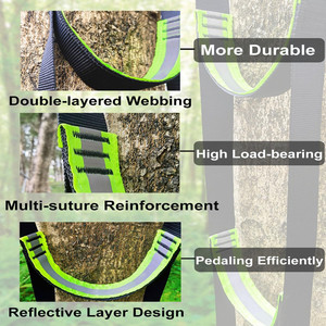 <span class=keywords><strong>3</strong></span>-stappen Klimmende Aider Voor Het Jagen Op Boomtreden Vallen-Voorkomen Haak En Lus Voor Een Breed Scala Aan Opbergzakken Voor Klimstokken - Product Image 3