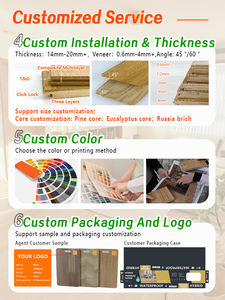 Suelo de Madera de Roble FSC de Alto Rendimiento Apolloxy, Resistente al Agua, Diseño Chevron, <span class=keywords><strong>Parquet</strong></span> de Madera Sintética - Product Image 4