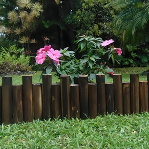 Valla <span class=keywords><strong>de</strong></span> <span class=keywords><strong>troncos</strong></span> <span class=keywords><strong>de</strong></span> madera maciza Natural, estacas <span class=keywords><strong>de</strong></span> madera sin cortar, bordes <span class=keywords><strong>de</strong></span> flores <span class=keywords><strong>para</strong></span> <span class=keywords><strong>jardín</strong></span>, borde decorativo Flexible, cercado deportivo - Product Image 3