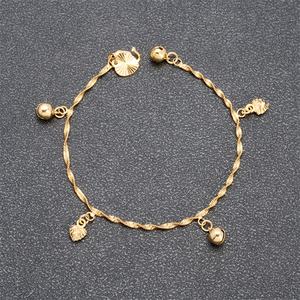 Pulseras de Latón Chapadas en Oro de 24k, Moda 2022, Venta al Por Mayor de Fábrica, Joyería Moderna para Mujer - Product Image 5