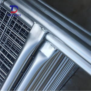 Panneaux de clôture de chantier temporaires galvanisés robustes avec treillis soudé et connexion rapide pour la sécurité sur le chantier - Product Image 2
