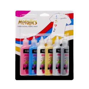 <span class=keywords><strong>Pintura</strong></span> de tela, 6 colores, <span class=keywords><strong>pintura</strong></span> de tela 3D dimensional hinchada <span class=keywords><strong>para</strong></span> bolsa, calcetín, <span class=keywords><strong>ropa</strong></span>, juego de <span class=keywords><strong>pintura</strong></span> de Color 3D <span class=keywords><strong>para</strong></span> la creatividad - Product Image 2