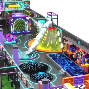 Aire de jeux intérieure complète et tendance, Ninja Academy, escalade sur roche volcanique, interactives, 3 ans, grande capacité (>500 kg) - Product Image 2