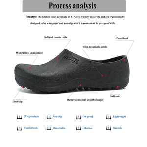 Scarpe da <span class=keywords><strong>Cuoco</strong></span> Antiscivolo Nere Economiche e Vendute, <span class=keywords><strong>Calzature</strong></span> di Sicurezza per Uomo in Cucina - Product Image 4