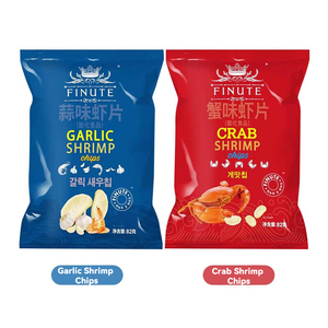 Craquelins de crevettes au goût de crabe GOOD LIFE FINUTE coréens, <span class=keywords><strong>chips</strong></span> soufflées, en-cas exotiques 82g - Product Image 4