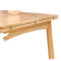 Table à manger pliante en bois massif Table à manger domestique de petite taille Table à manger rétractable et chaises pour restaurants