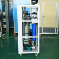 Système de purification d'eau compact 500L/H, usine de filtration par osmose inverse, filtre à sable et à charbon, machine de traitement de l'eau potable