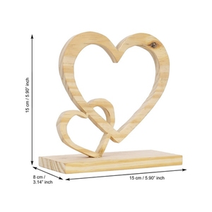 Décoration de table de Noël personnalisée avec nom, arbre généalogique, cœur <span class=keywords><strong>en</strong></span> <span class=keywords><strong>bois</strong></span> <span class=keywords><strong>sculpté</strong></span>, style nautique, poli - Product Image 4