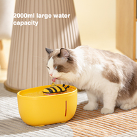 Fontaine à eau potable intelligente pour animaux de compagnie Vansity, en matériau ABS, facile à nettoyer, système de filtration, distributeur d'eau pour chat et chien