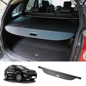 For Chevrolet Captiva Retractable Parcel Rack Trunk Organizer Tail Box Trunk Cover Protect Privacy Auto Parts Interior