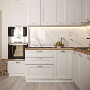 Armoires de cuisine <span class=keywords><strong>extra</strong></span> brillantes Armoire sophistiquée abandonnée Armoire de cuisine intelligente classique en teck de Thaïlande - Product Image 2