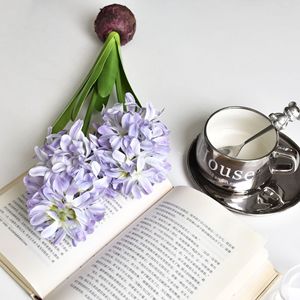 High-fidelity <b>Single</b>/double-headed Hyacinth Ball with Roots Potted Plant Artificial Simulation <b>Flower</b> Home Indoor Decoration - Product Image 4