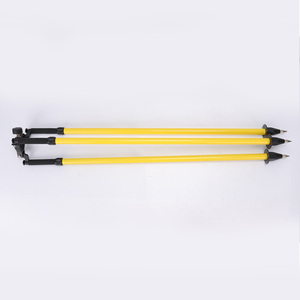 Tré<span class=keywords><strong>pied</strong></span> d'arpentage en aluminium économique <span class=keywords><strong>de</strong></span> bonne qualité pour <span class=keywords><strong>poteau</strong></span> à prisme avec <span class=keywords><strong>pied</strong></span> fixe et pointe amovible - Product Image 1