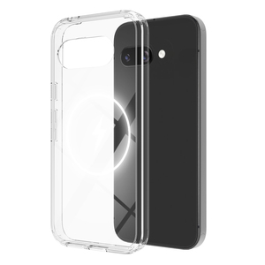 Funda de teléfono híbrida de TPU transparente con carga inalámbrica magnética fuerte para Google <span class=keywords><strong>Pixel</strong></span> 9a - Product Image 2