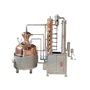 400 litri vendita calda RAIN STAR distillary manufacturing gin whisky distillery equipment acquista moonshine distiller still price