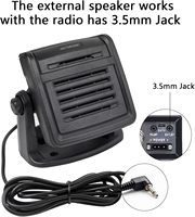 Haut-parleur externe robuste de 20 watts pour répéteurs FT-2900R/FT-2980R/FT-3100R, postes radio et radios marines