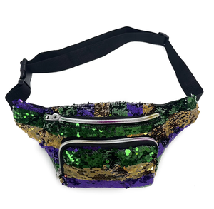 <span class=keywords><strong>Riñonera</strong></span> de Lentejuelas HLC ODM Mardi Gras Creation con Portavasos para Hombres y Mujeres, <span class=keywords><strong>Riñonera</strong></span> Morada de Carnaval para Adolescentes, Decoración para Fiestas - Product Image 1