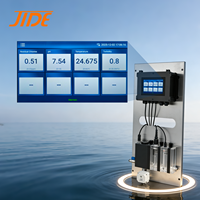 Capteur de chlore résiduel en ligne Modbus RS485 avec transmetteur contrôleur multiparamètres pour l'eau potable et les piscines