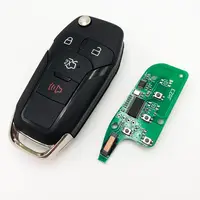 MS 4ボタン315Mhz Remote Key For Ford 2015-2019 N5F-A08TAA 49Chipアンカット刃で
